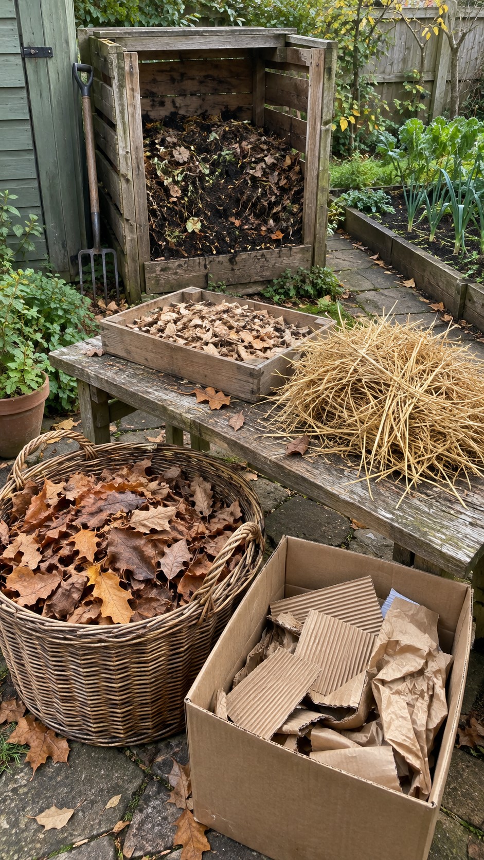 Brown Material for Compost