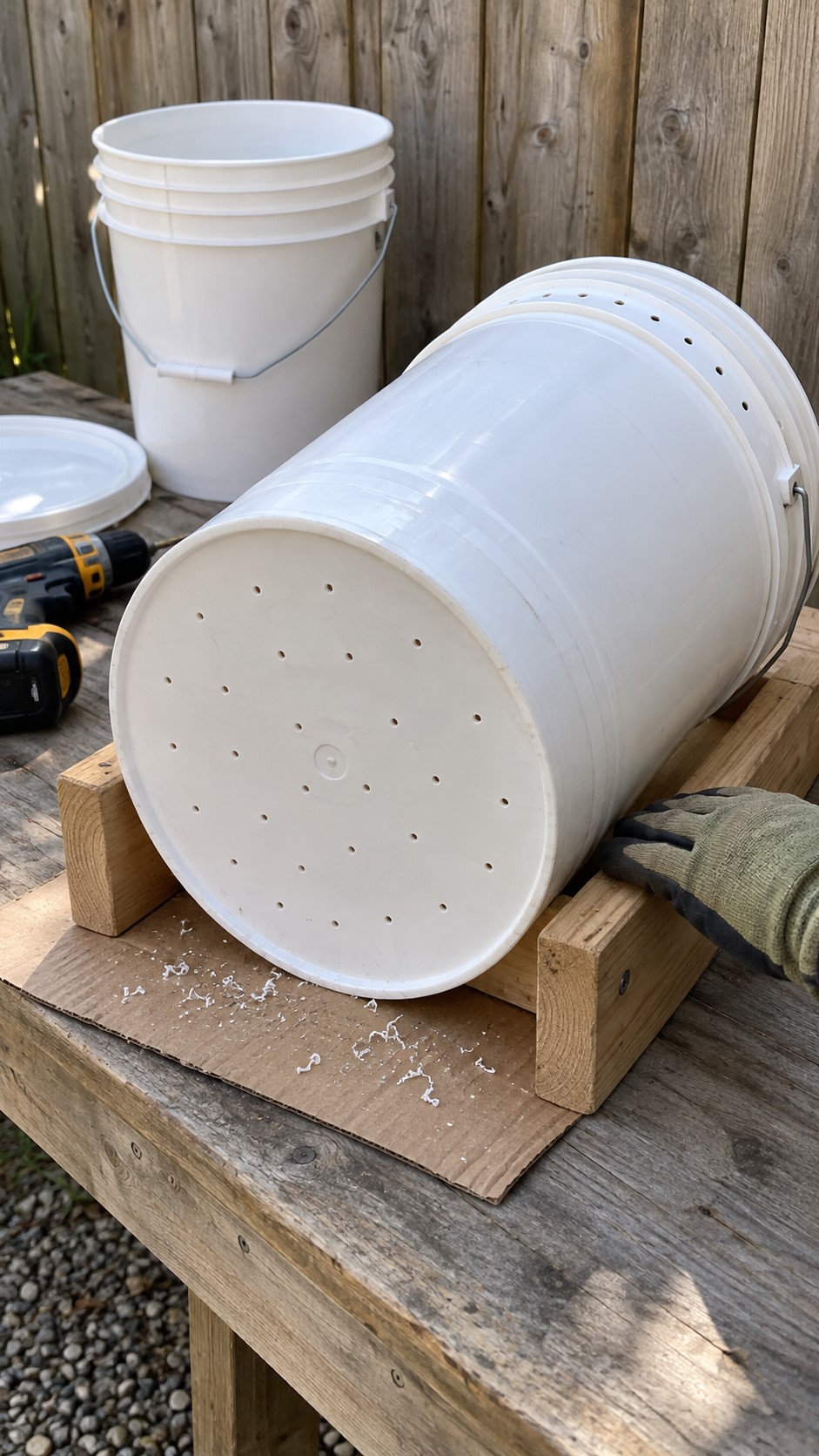 Setting up your bucket composting system
