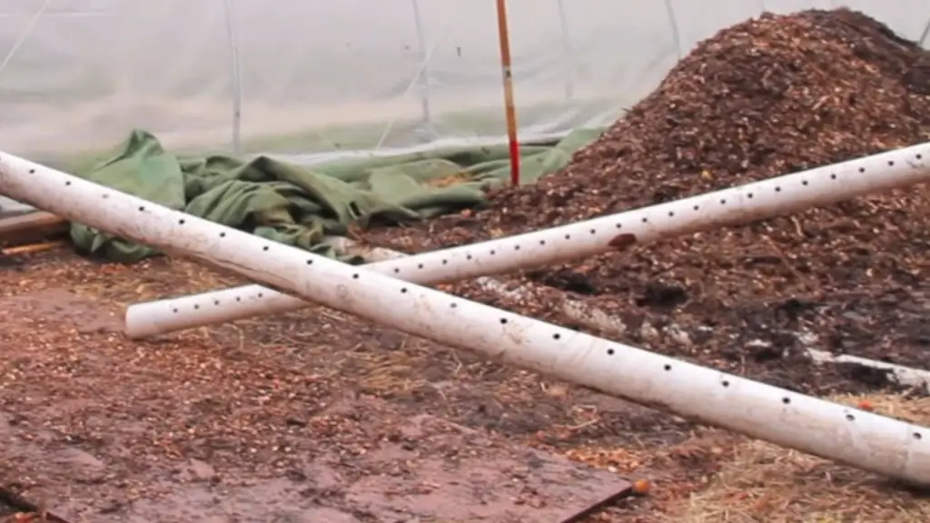 pvc pipes diy hot compost aerator