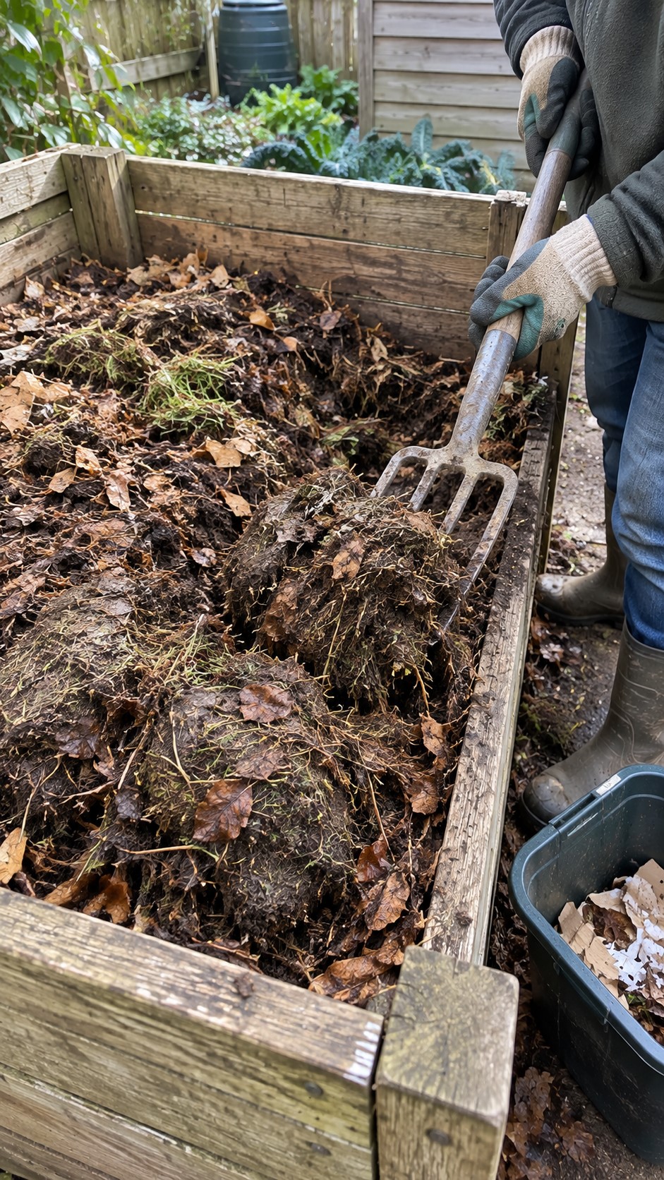 Problems can turning a compost pile cause