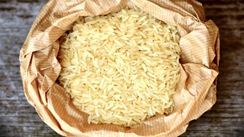 Chemical change when cooking rice