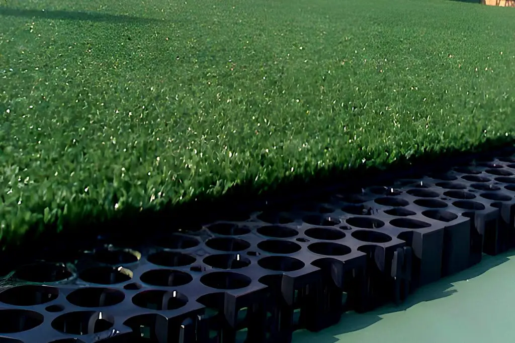 artificial grass drainage system