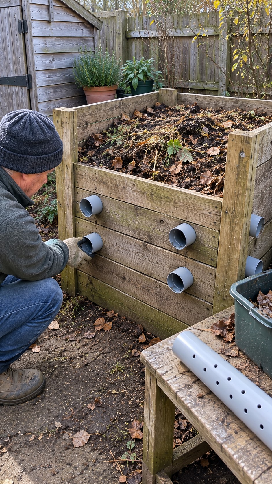 Aerating Your Compost Pile