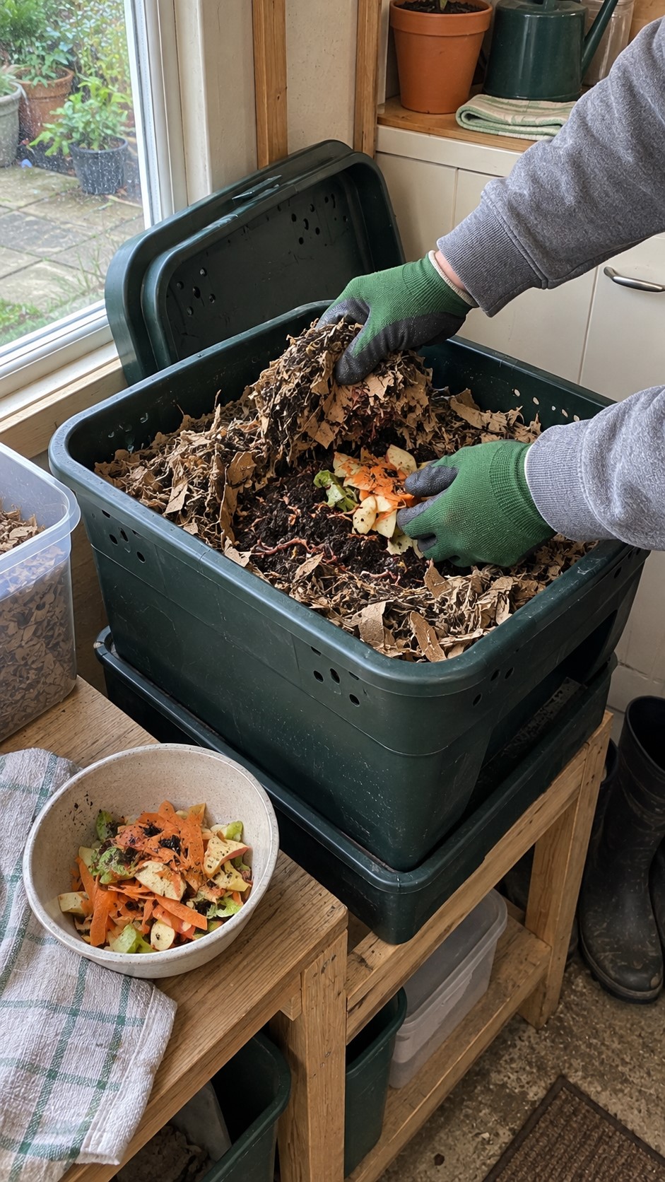Vermicomposting
