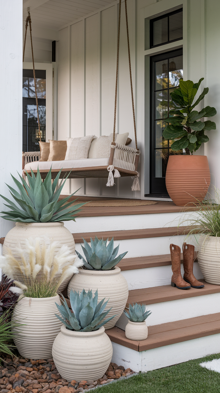 Container Gardening: Earthenware Porch