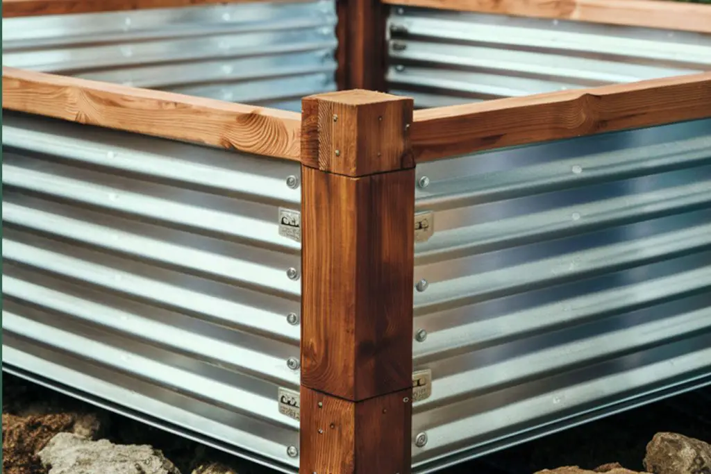 Raised Garden Bed from Galvanized Steel or Weathering Steel