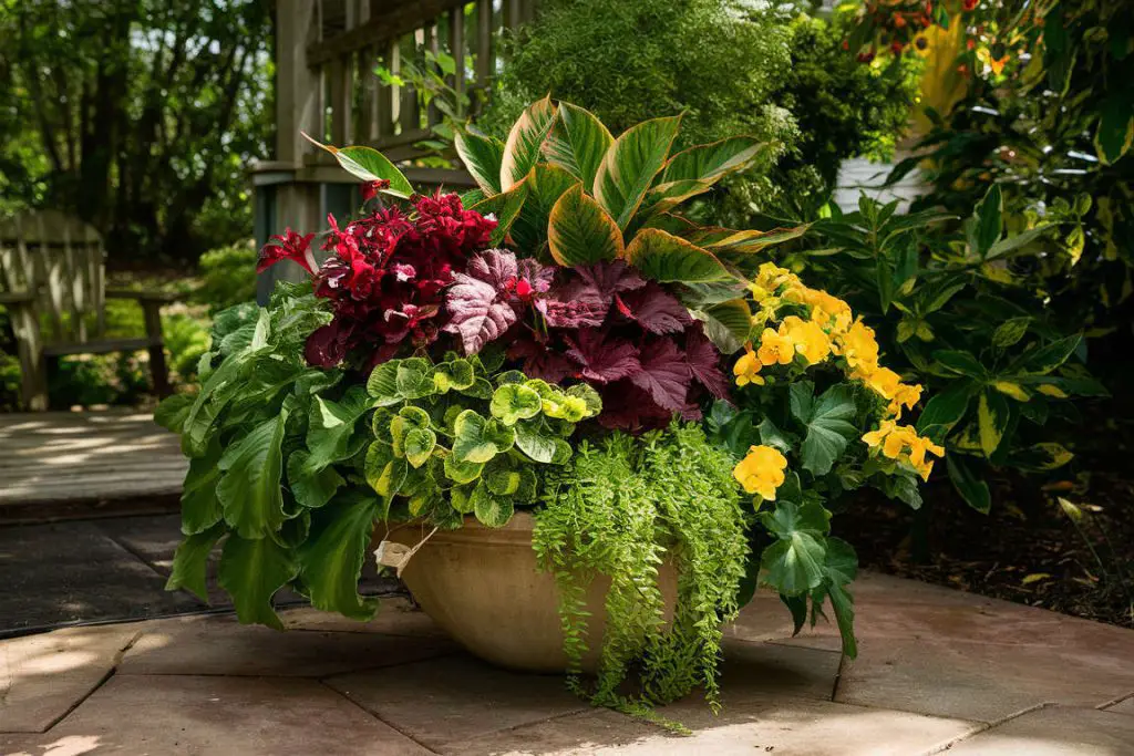 Begonias and Impatiens Mix