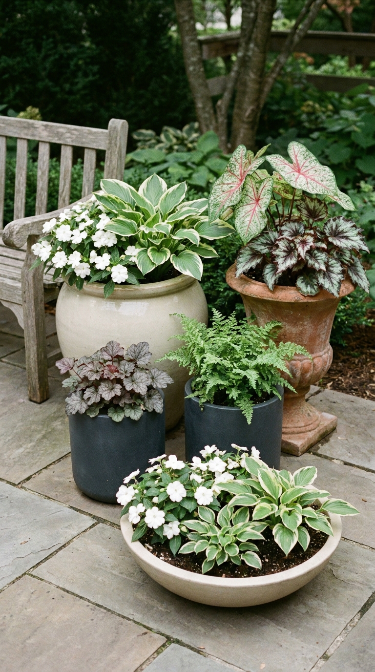Containers That Make Shade Plants Look Better