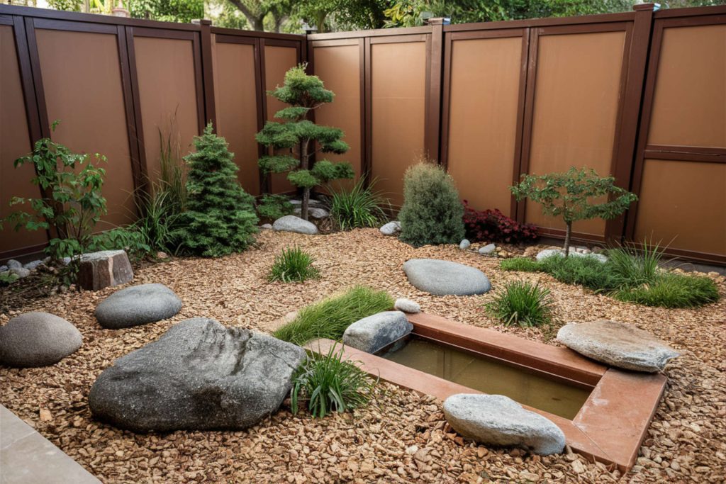 A zen spiritual garden 