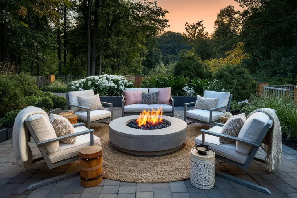 Lounge Areas with a Fire Pit