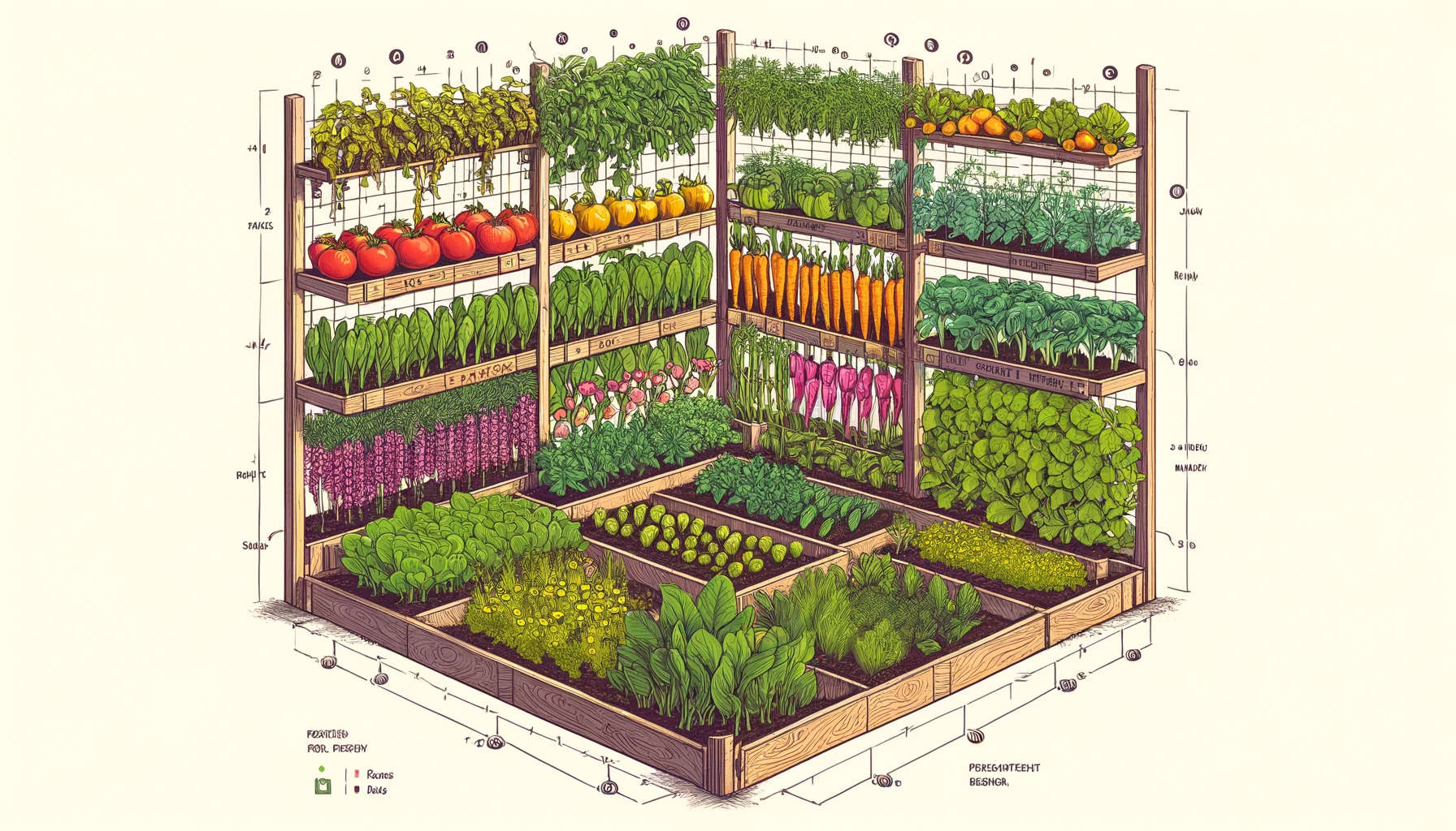 4x4 Raised Bed Layout Ideas for a Vegetable Garden - Gardening Latest