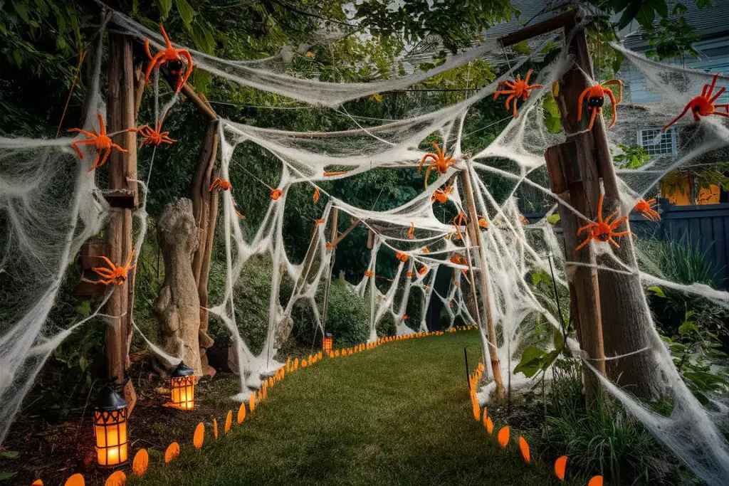 Halloween Spider Web Tunnels