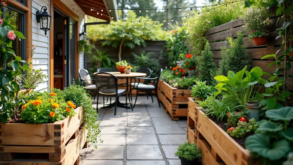 Budget Diy Outdoor Areas: Pallet Planter Boxes