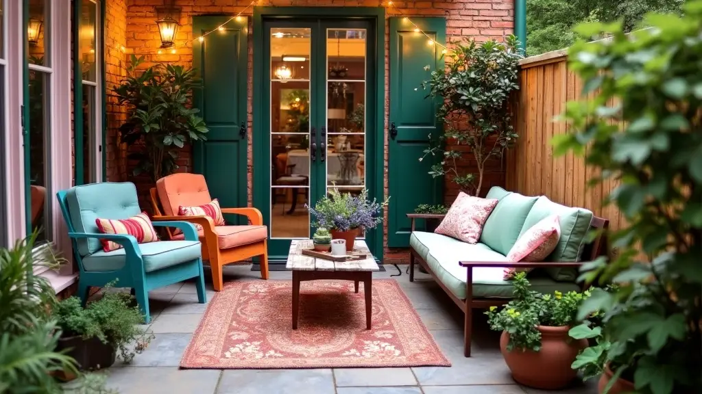 Patio ideas diy cheap: upscale old furniture