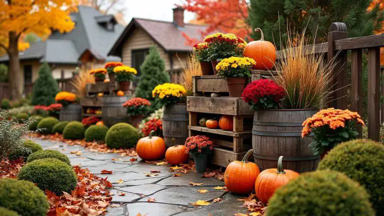 Antique Fall Garden Decor: Cultivating Nostalgia in Your Autumn Backyard