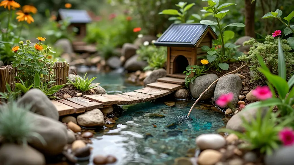 fairy garden made from Sustainable and Eco-Friendly Materials