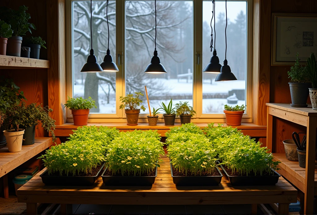 winter greenhouse