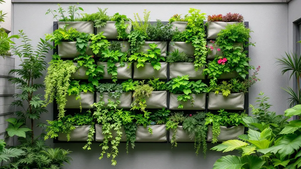 Wall-Mounted Planters and Pockets