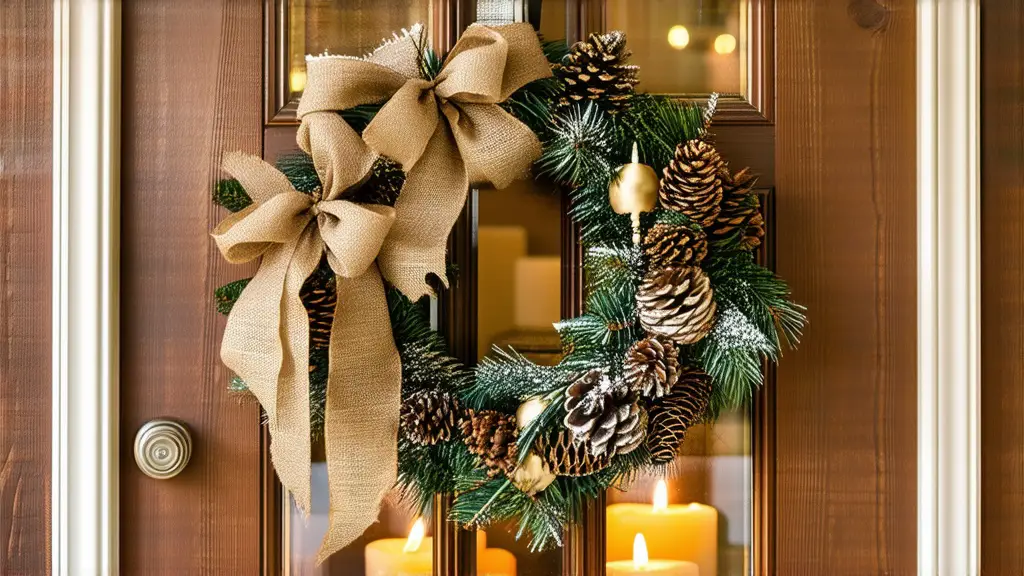  wreath with asymmetry in design