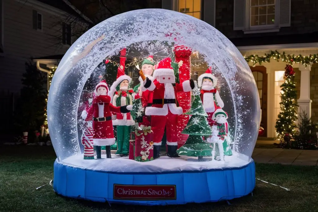 Life-Sized Snow Globes