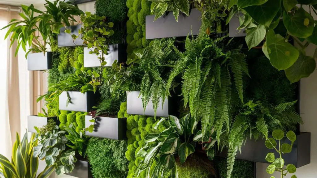 Indoor Living Walls with Modular Systems