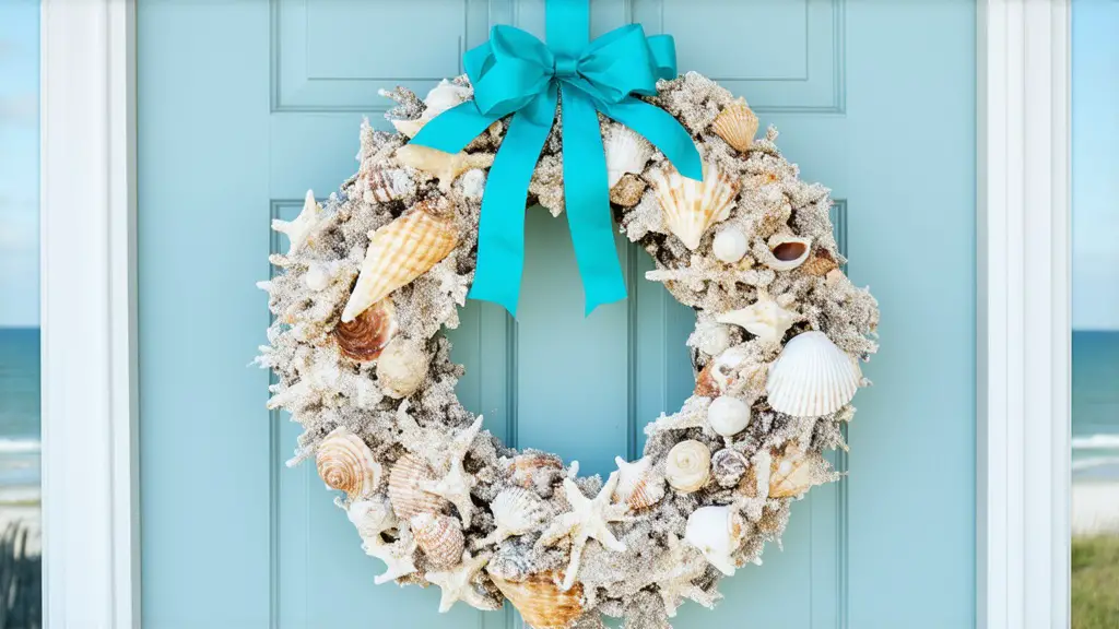 Christmas wreath with sea theame