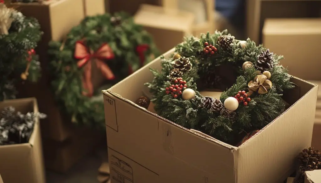 proper storage of your Christmas wreath