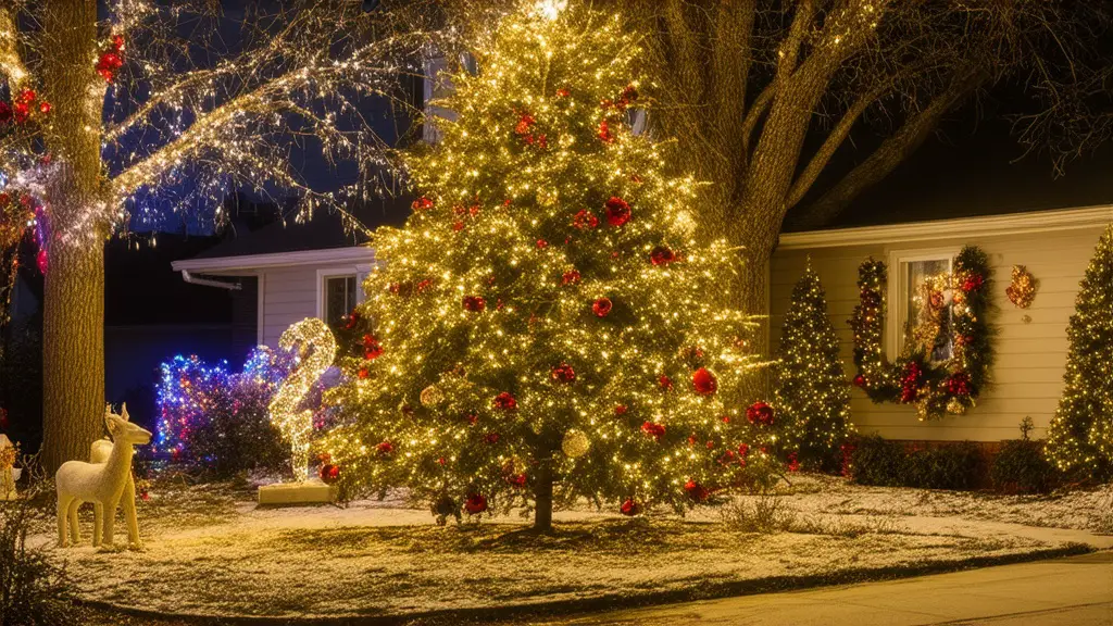 Tree Lights and  Ornaments