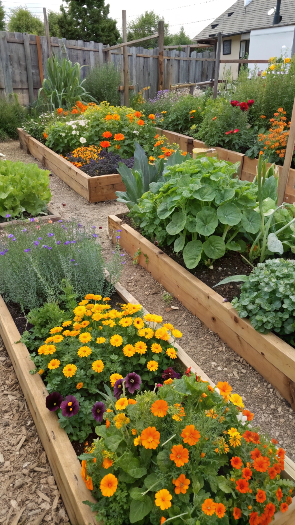  Cut flower -Edible Flower Garden