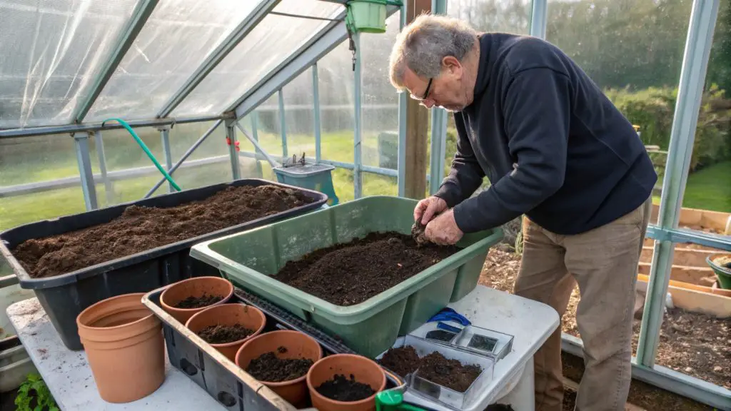 Soil and Potting Mix Preparation