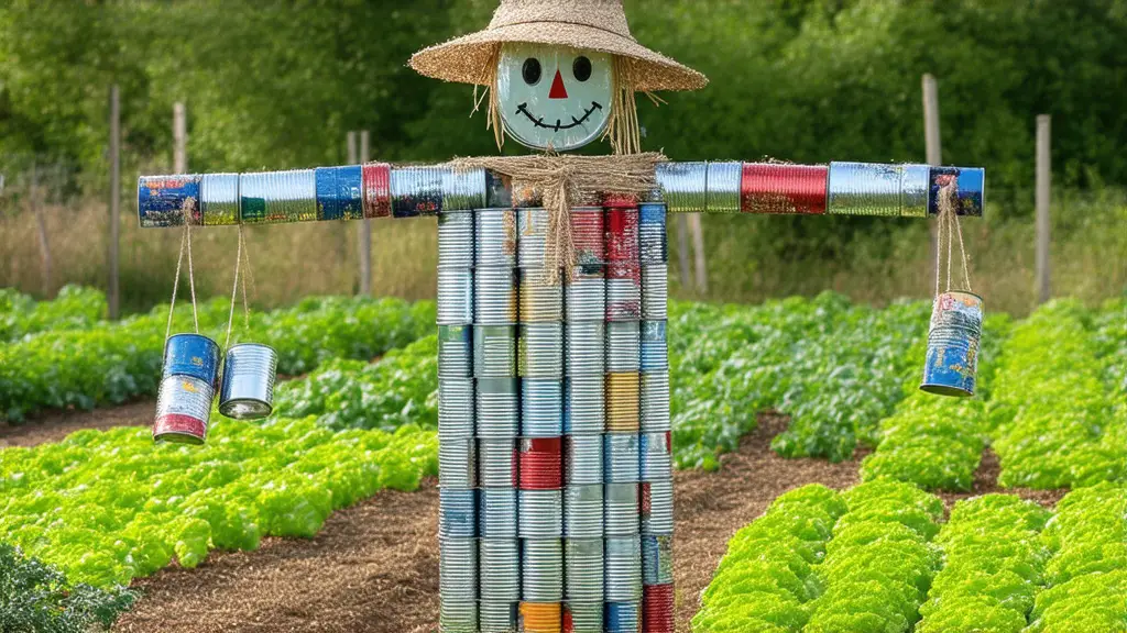 scarecrow from tins