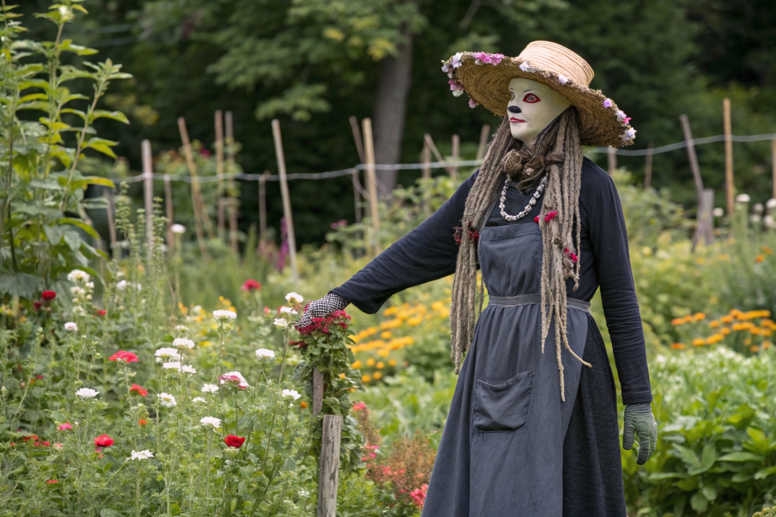 Creative Garden Scarecrow Ideas