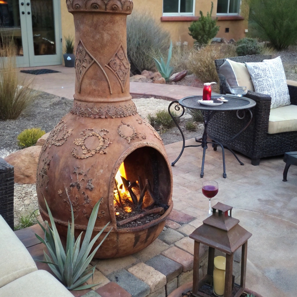 Chiminea: Portable Artistic Heating Solution