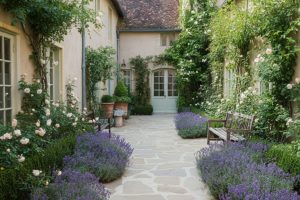 Creating a Charming French Courtyard Garden