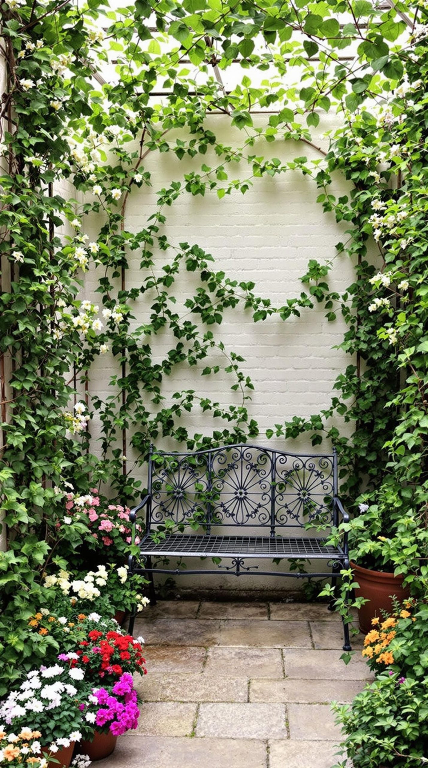 Small French Courtyard Garden Ideas