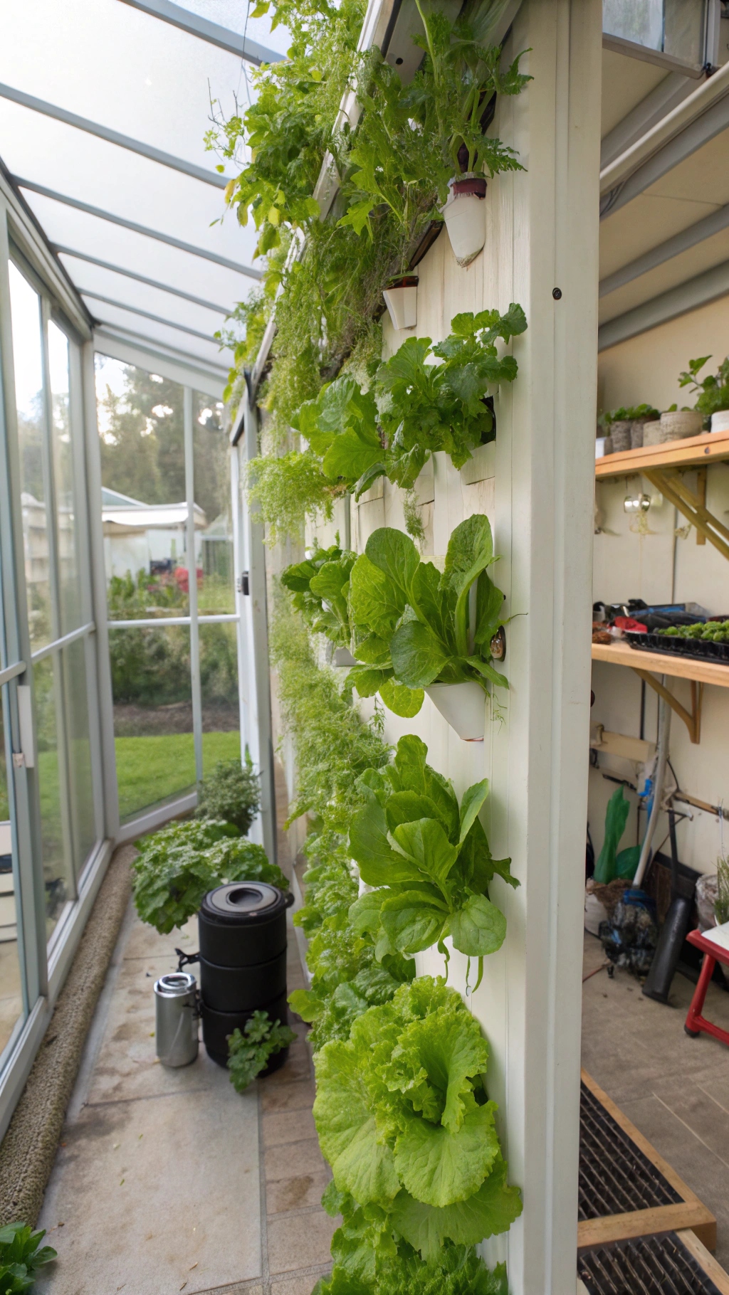  wall-mounted hydroponic system