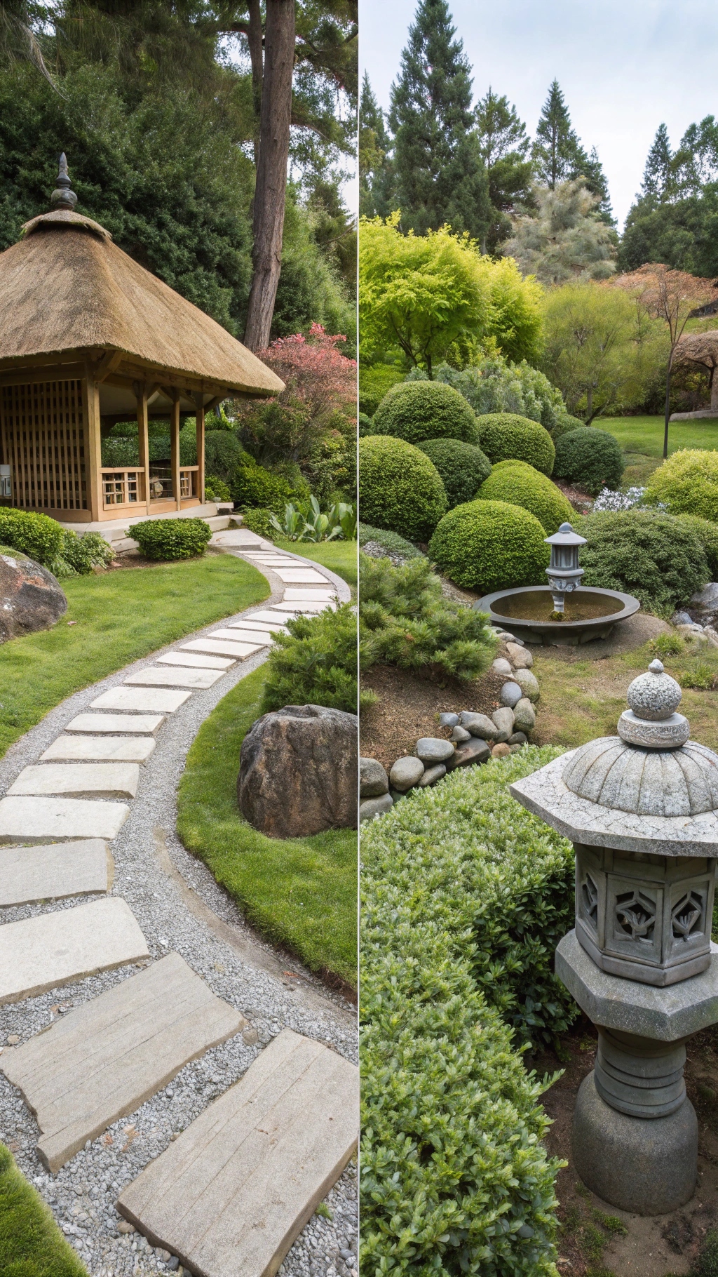 Tea Gardens (Chaniwa) and Stroll Gardens (Kaiyū-shiki-teien)