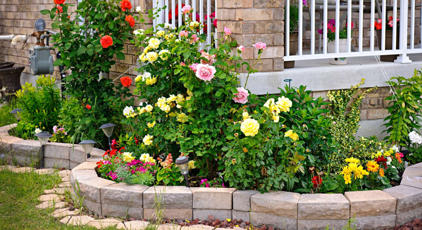 Low-Maintenance Front Yard Flower Beds
