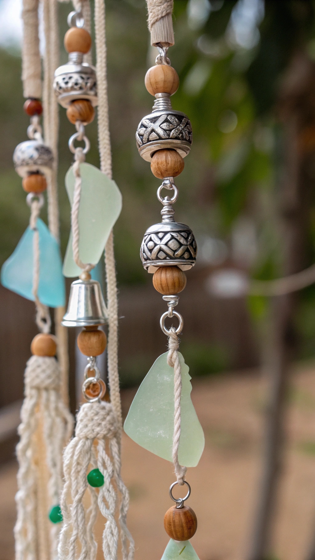 Boho wind chime materials