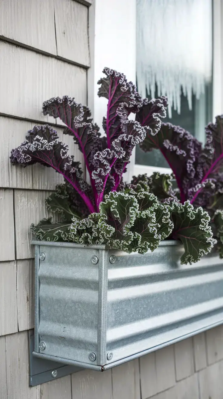 'Redbor' kale,