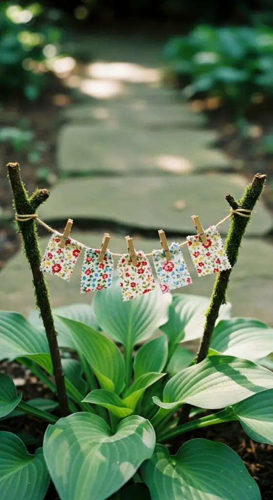 miniature fairy clothesline