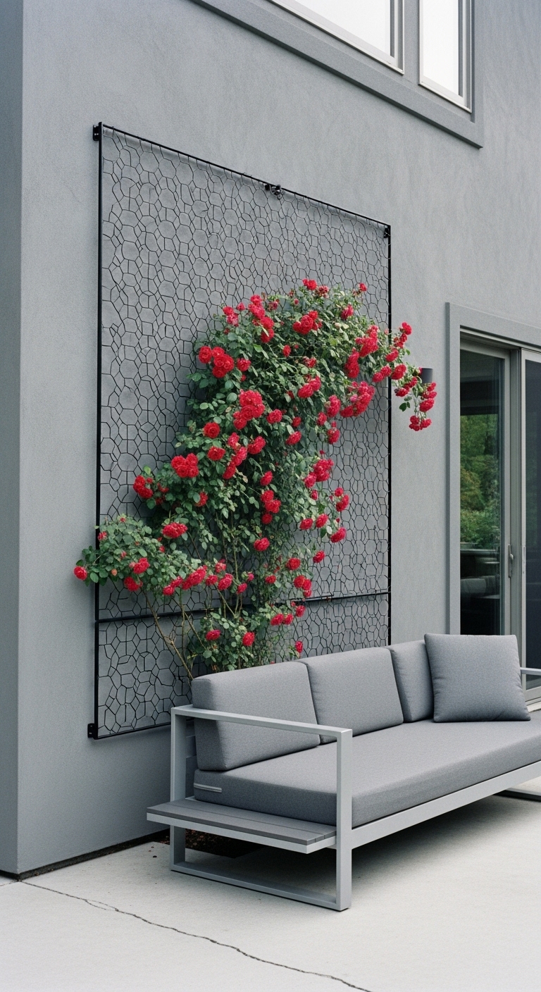 Blaze Improved honeycomb patterned metal trellis