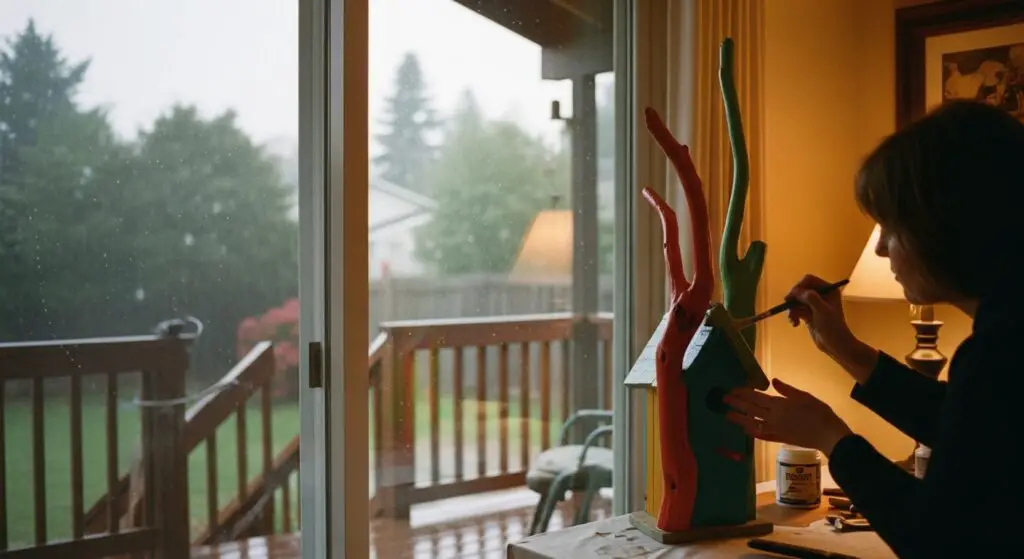 Weatherproofing a birdhouse