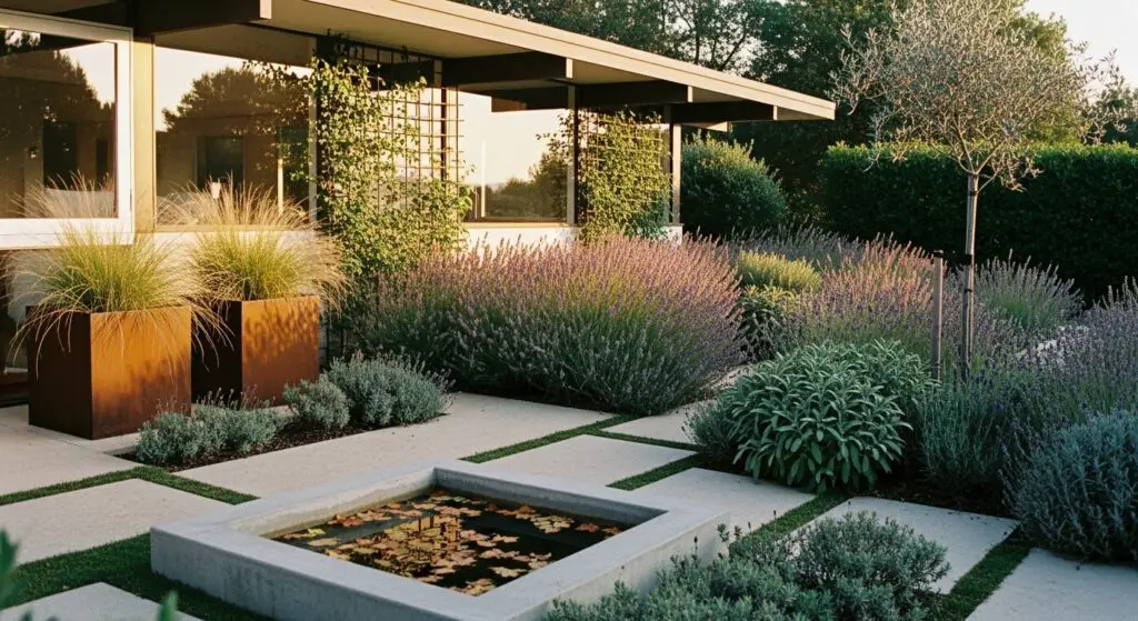 Modern Italian garden