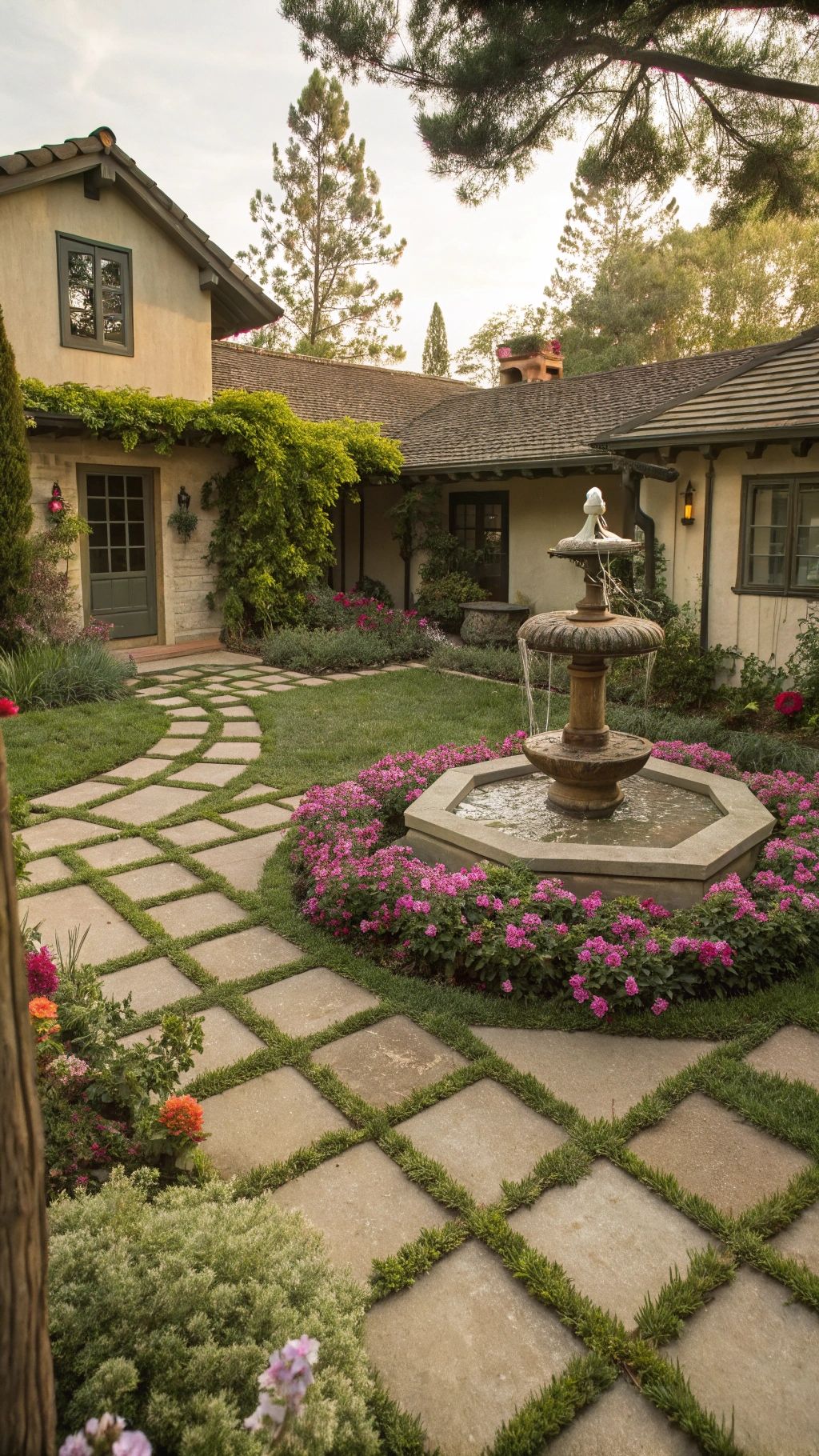 Italian home with an Renaissance style garden