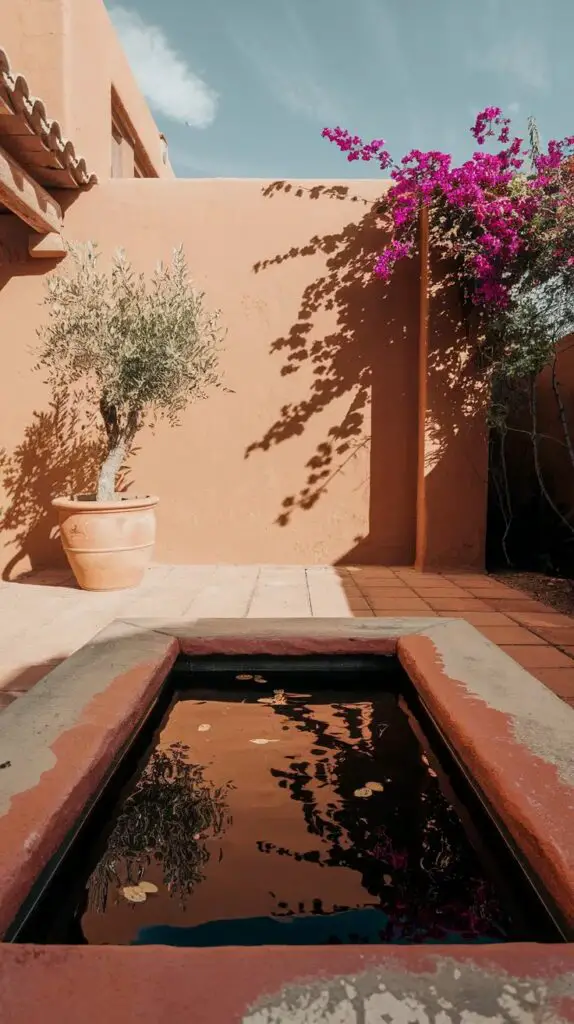 Italian aesthetic in a garden