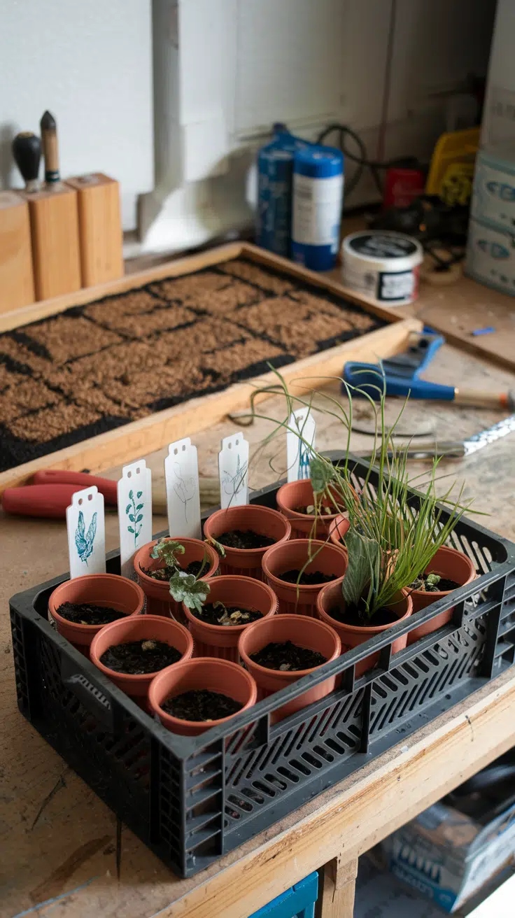 Developing seedlings