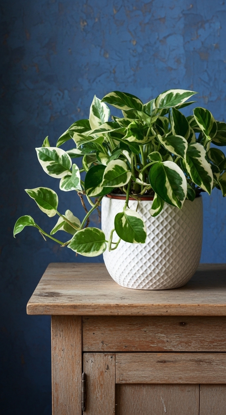 Glacier pothos plant
