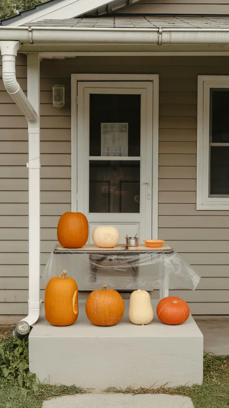 Ready to carve pumpkins