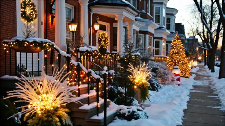 Outdoor Christmas Urns: Creative Front Porch Ideas for the Holidays